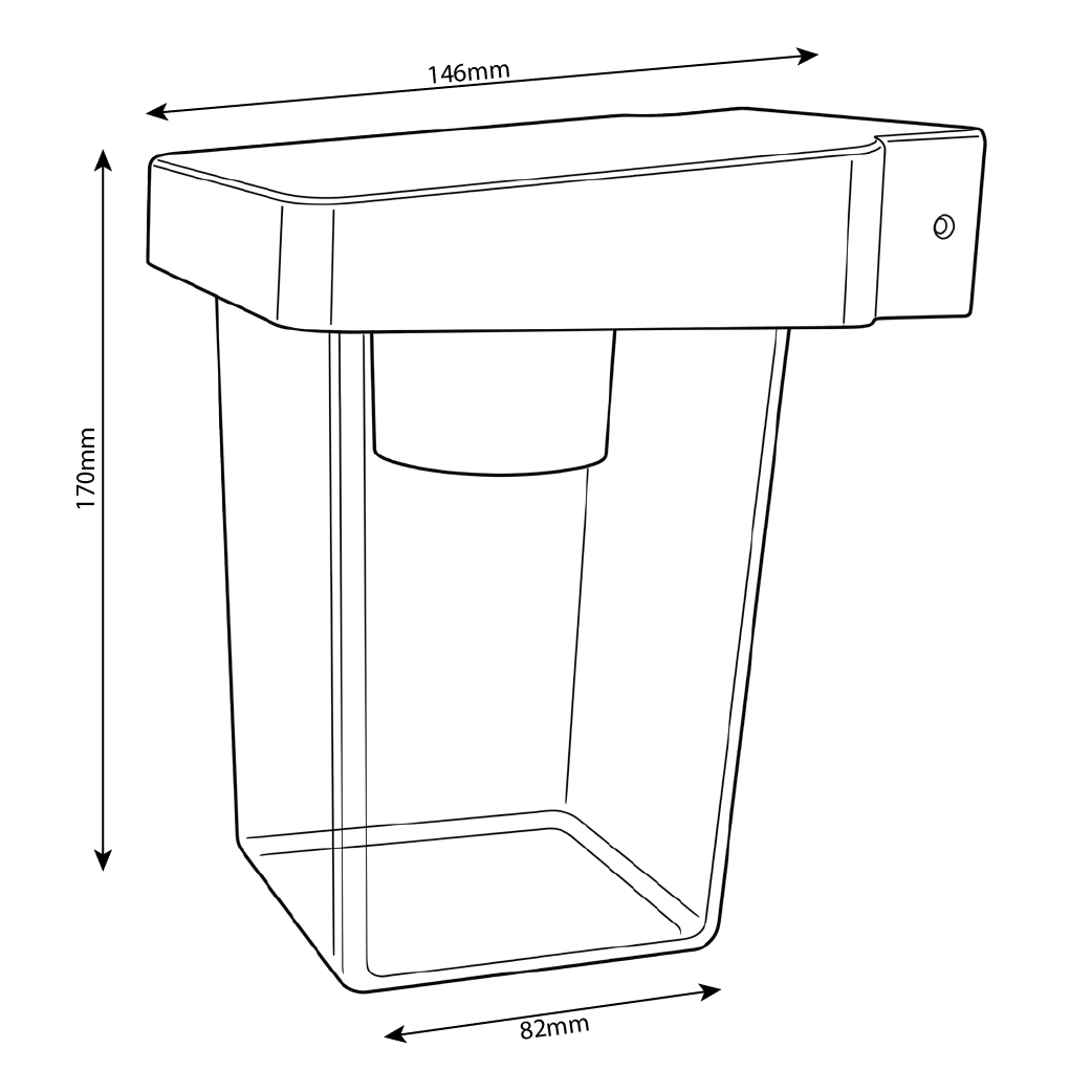 Ultralight Frame Outdoor Wall Light (FYL0238B)