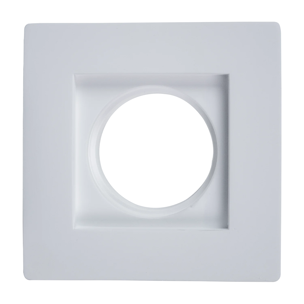 Ultralight Gypsum Spot Light Frame GU10 100mm (BRV1001A)