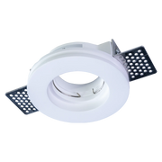 Ultralight Gypsum Spot Light Frame GU10 100mm (BRV1001A)