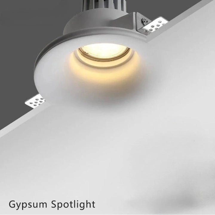 Ultralight Gypsum Spot Light Frame GU10 - Elegant Design (MC-9130)