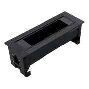 Ultralight Hidden Electric Desktop Socket | Manual Flip-Up Table Box (STS-256)