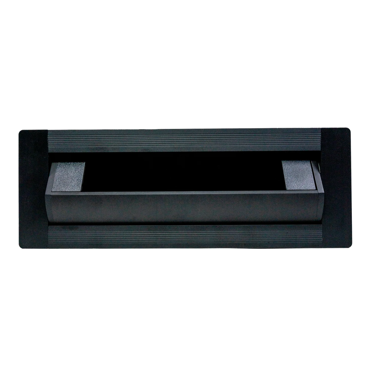 Ultralight Hidden Electric Desktop Socket | Manual Flip-Up Table Box (STS-256)