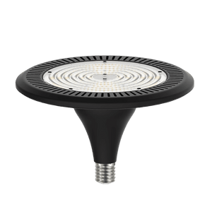 High-bay industrial light bulb on a transparent background
