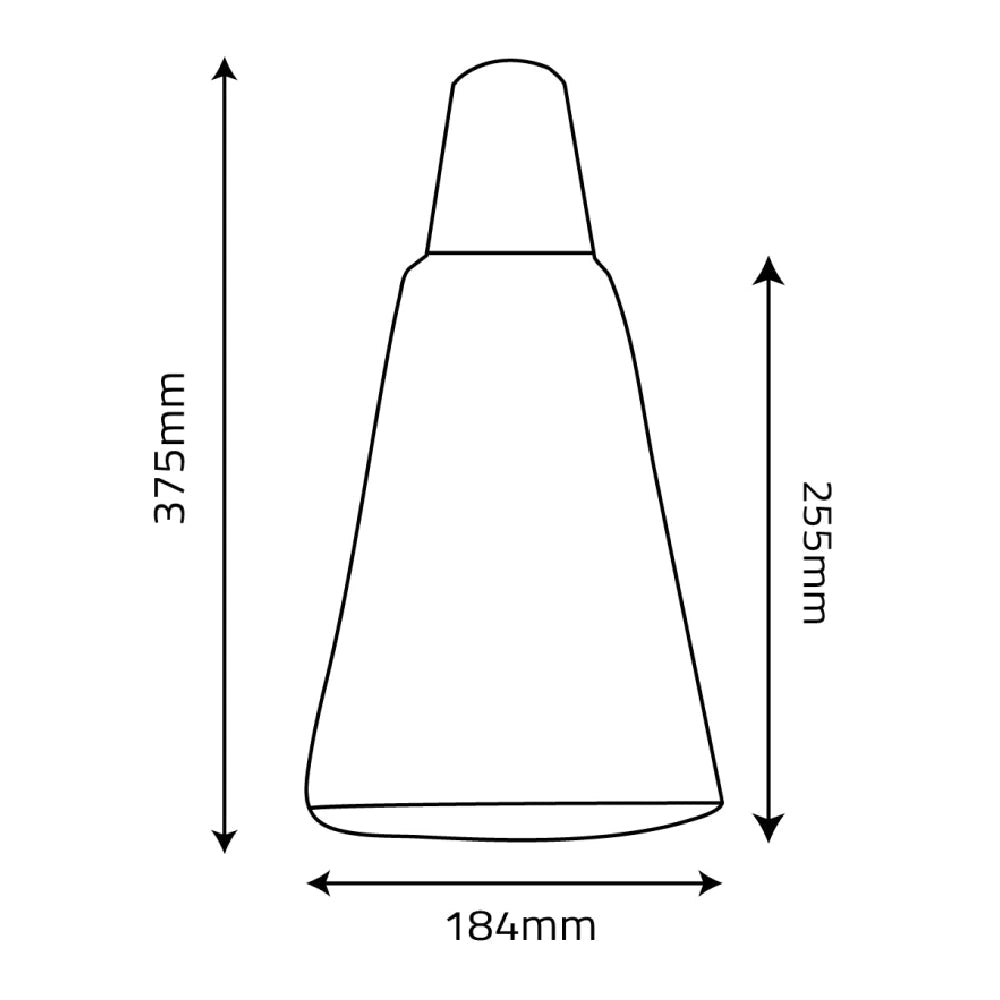 Ultralight Indoor Cone Pendant Light (TY322) with E27 Base