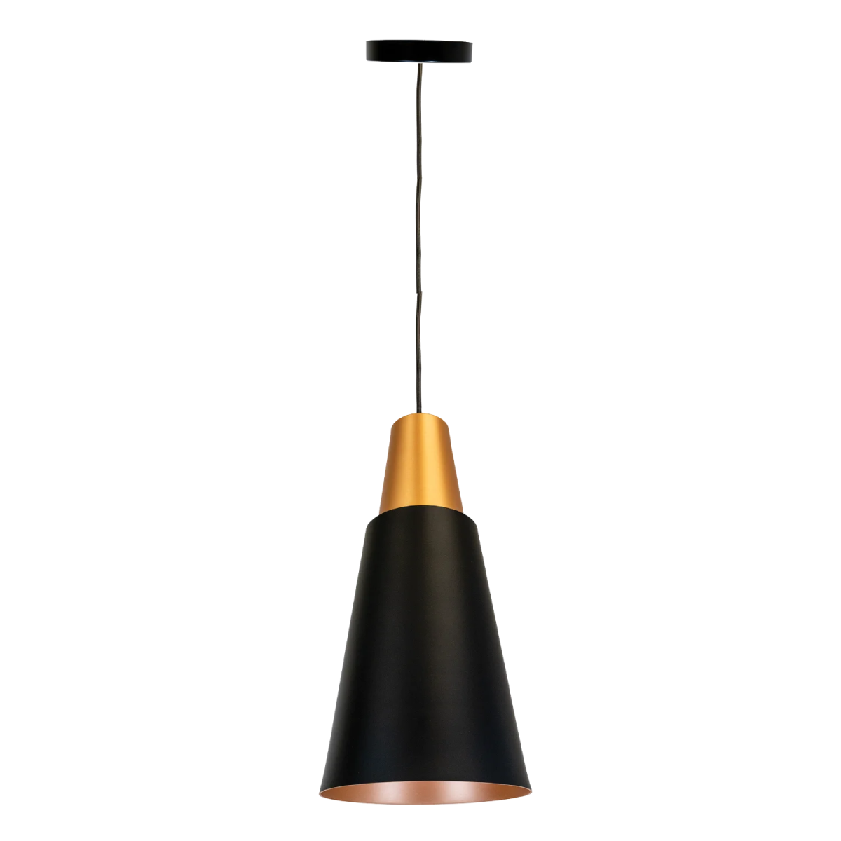 إنارة معلقة مخروطيّة داخلية من الترالايت  بقاعدةTY322) E27)