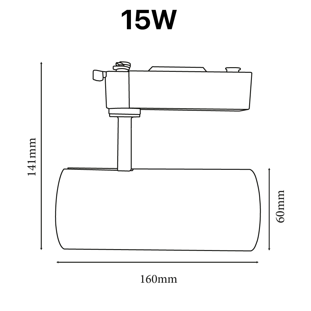Technical drawing of a ceiling light fixture with dimensions labeled
