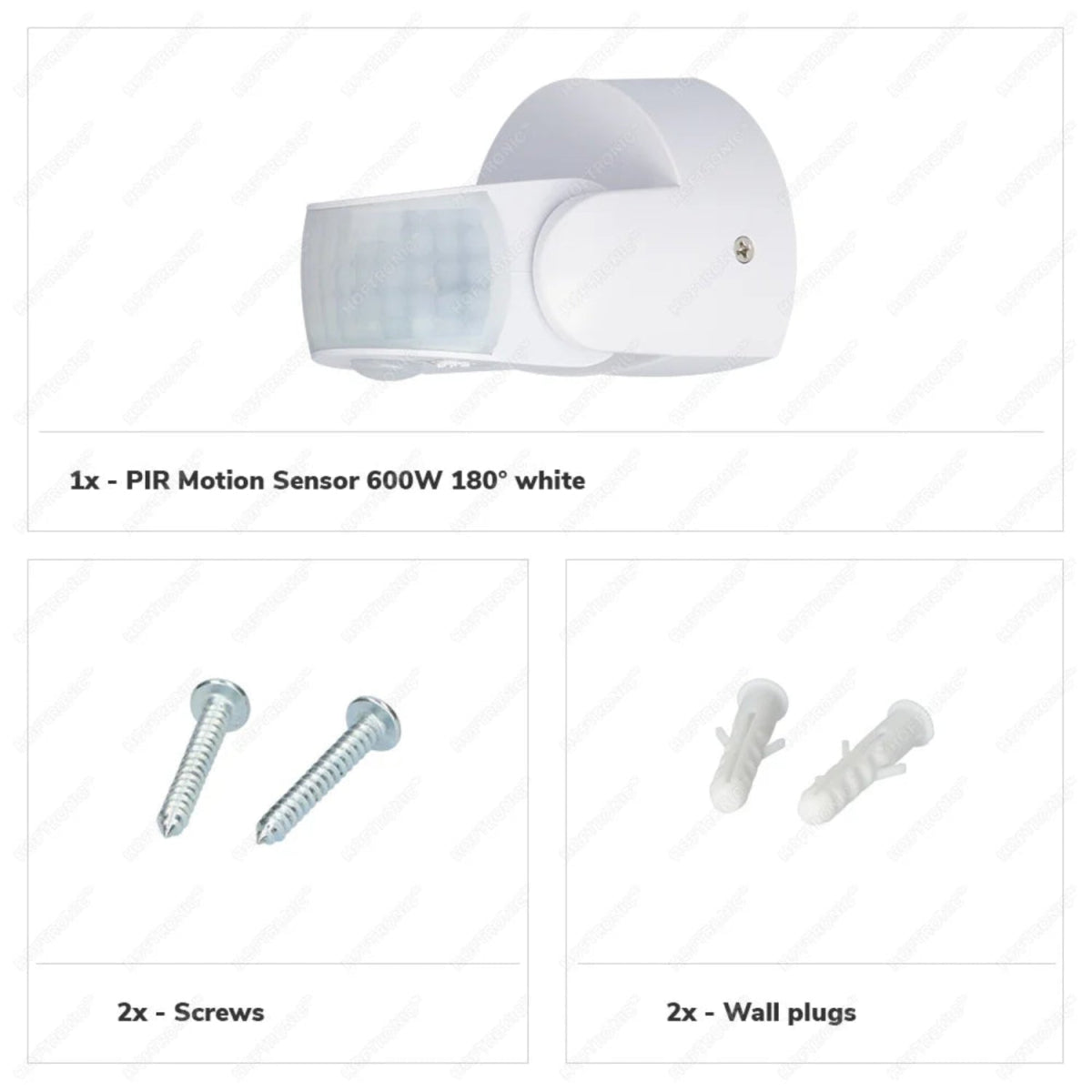 Ultralight Infrared Motion Sensor IP65 - 180° Rotating Joint 5 Years Warranty (ST15B)
