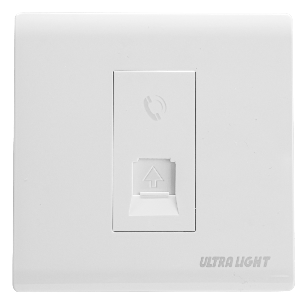 Ultralight Innova Telephone Socket (W86/1TEL/B)