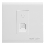 Ultralight Innova Telephone Socket (W86/1TEL/B)