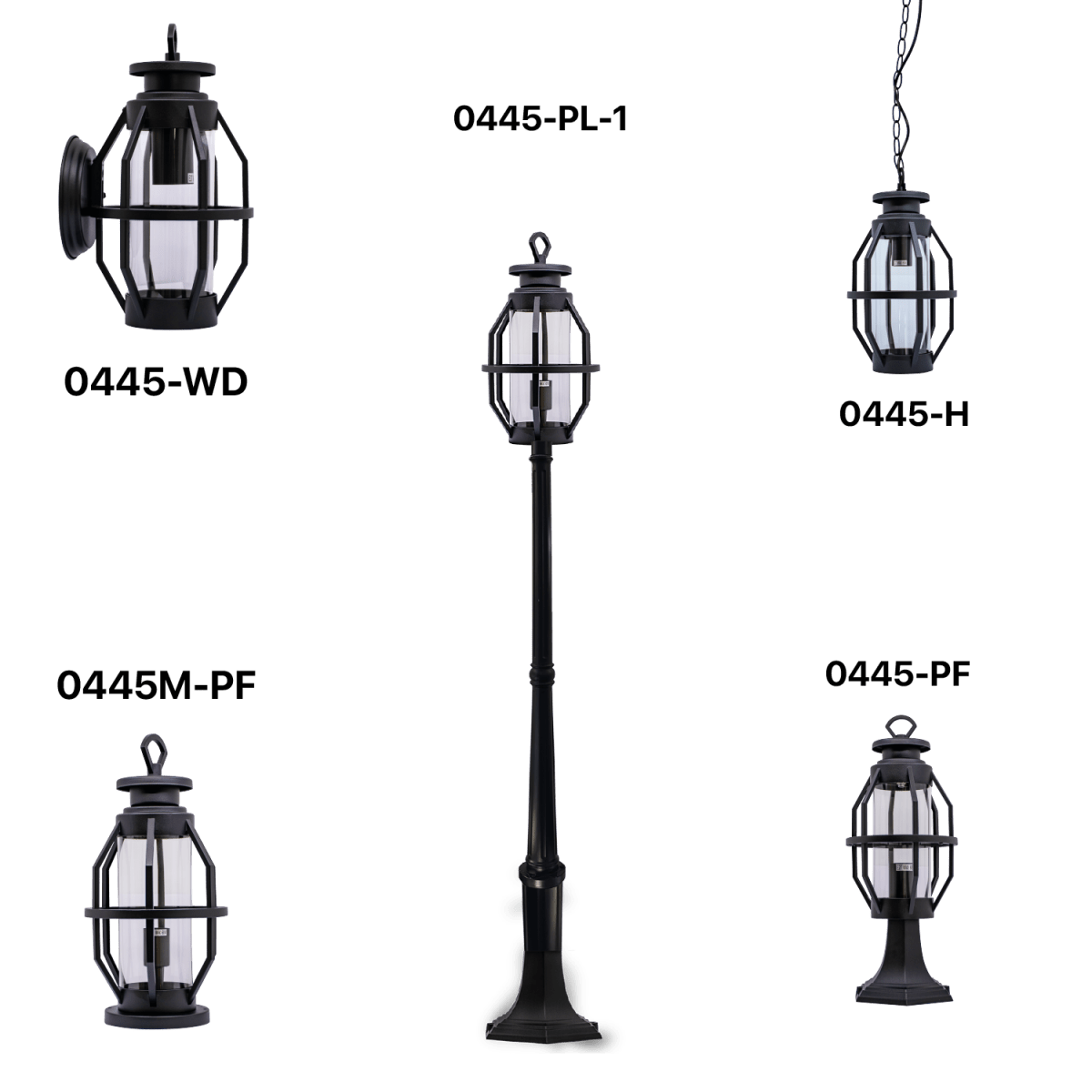 Ultralight Lantern Outdoor Lighting Design E27 (0445-Family)