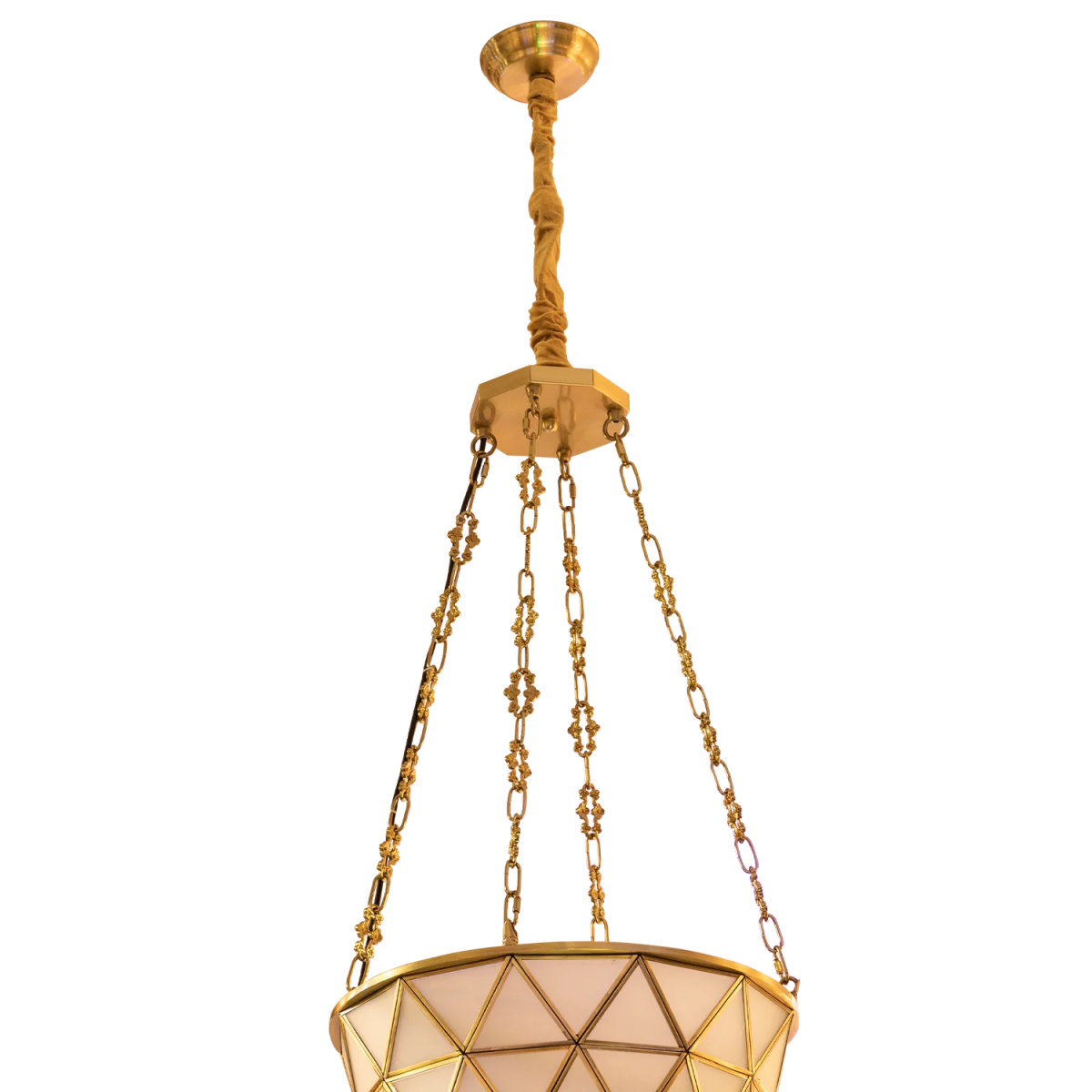 Ultralight Large Luxury Copper Pendant Light 9 E14 Bulb (P3452-500)