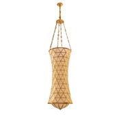 Ultralight Large Luxury Copper Pendant Light 9 E14 Bulb (P3452-500)