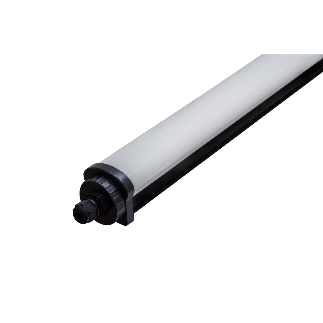 Roller blind component on a transparent background