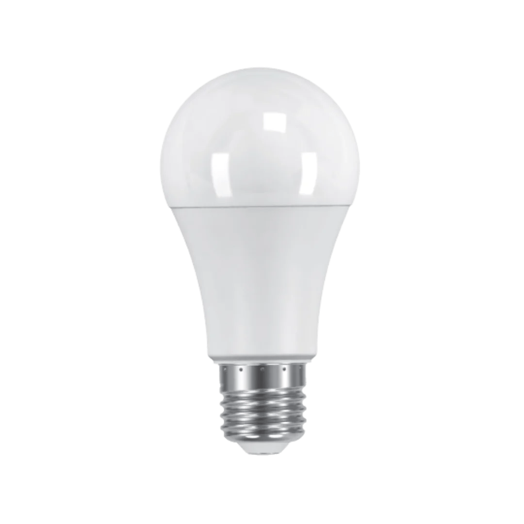 LED light bulb on a transparent background
