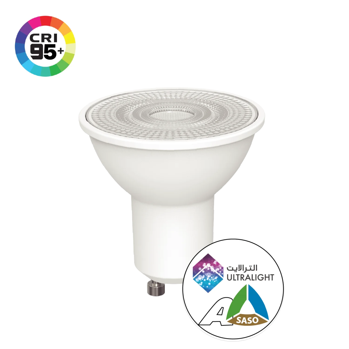 Ultralight LED Bulb Light 4.3W - GU10 Base - CRI>95 (UTL‑M540ST) - Ultralight