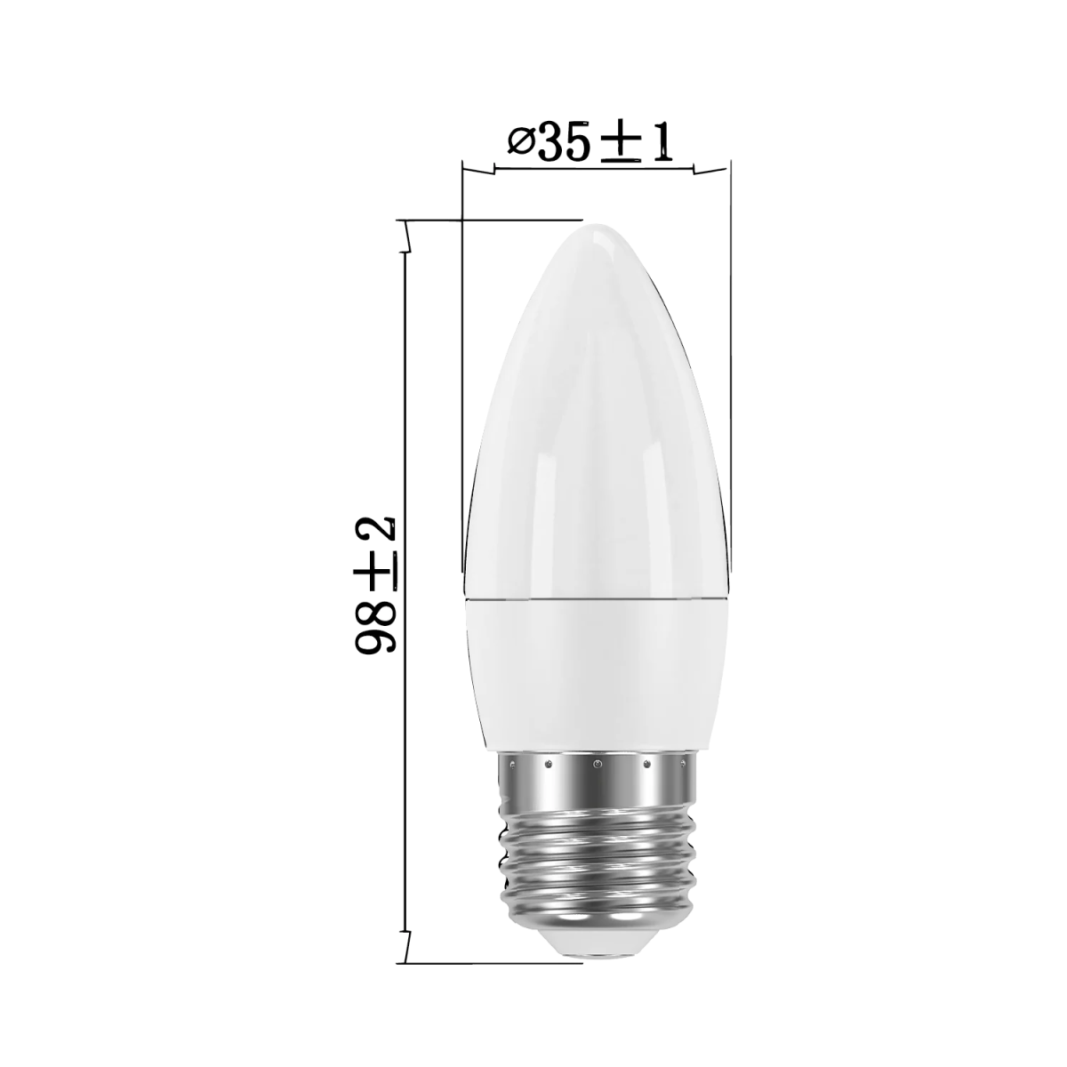 Ultralight LED Bulb Light 5.2W (UTL-C37ST)