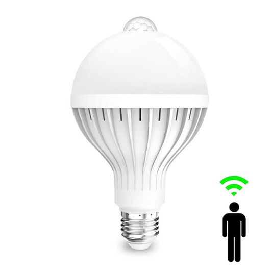 Smart light bulb with a Wi-Fi icon on a white background