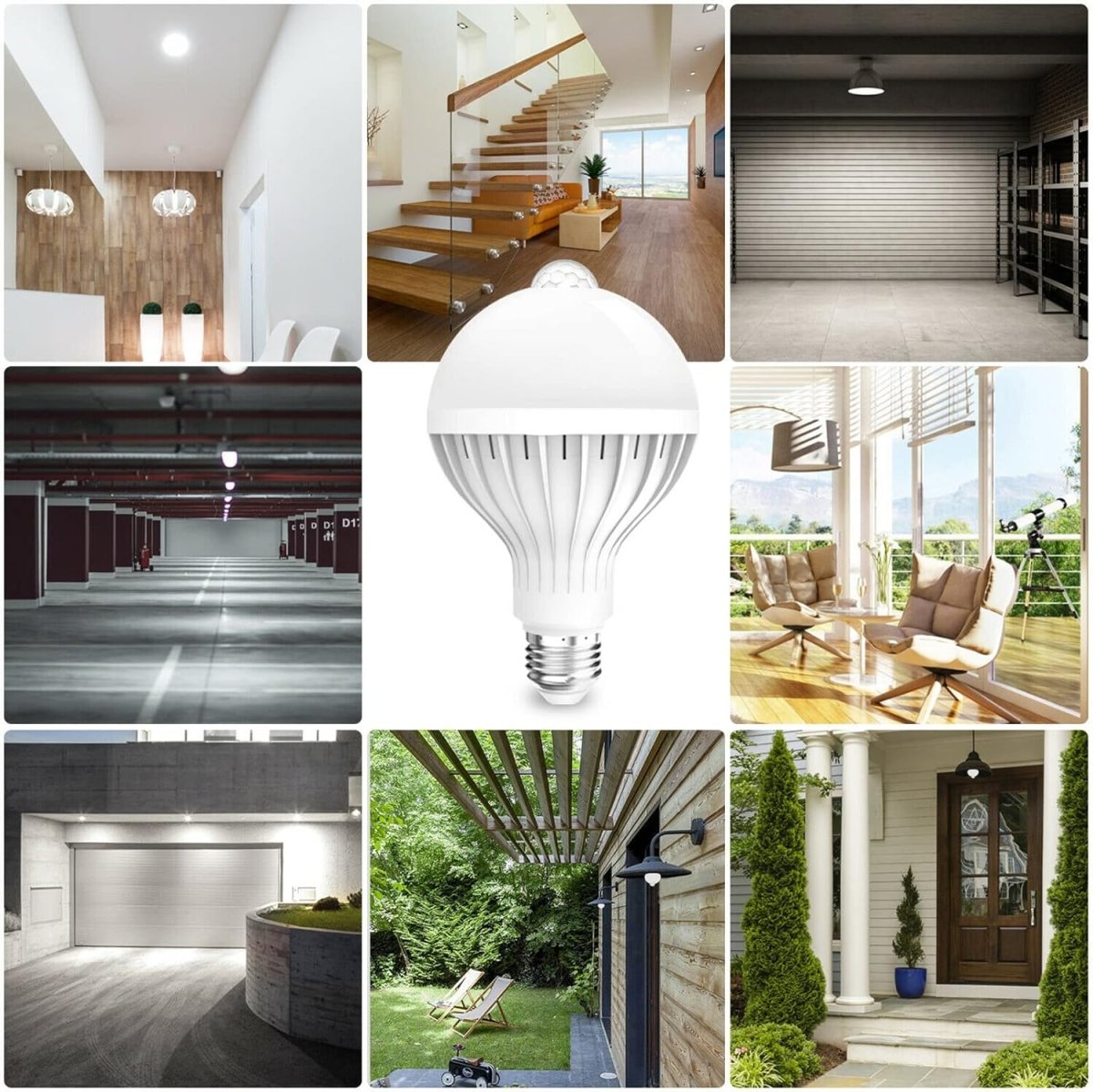Ultralight LED Bulb Sensor E27 8.5W - Smart Detection Lighting (UTL-11A806-Q1M)