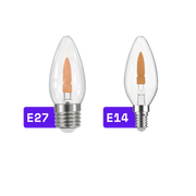 Ultralight LED Candle Filament Bulb Light 1W (UTL-FFCB)