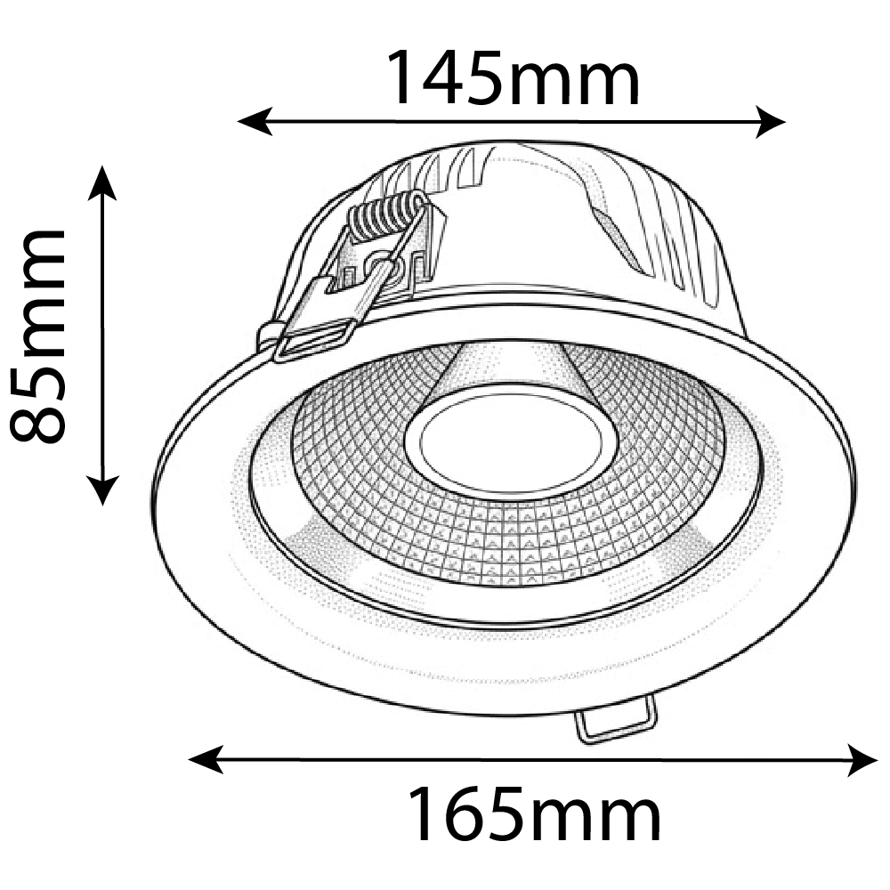 Ultralight LED Ceiling Spotlight – Modern Indoor Lighting, IP44 (BR6233)