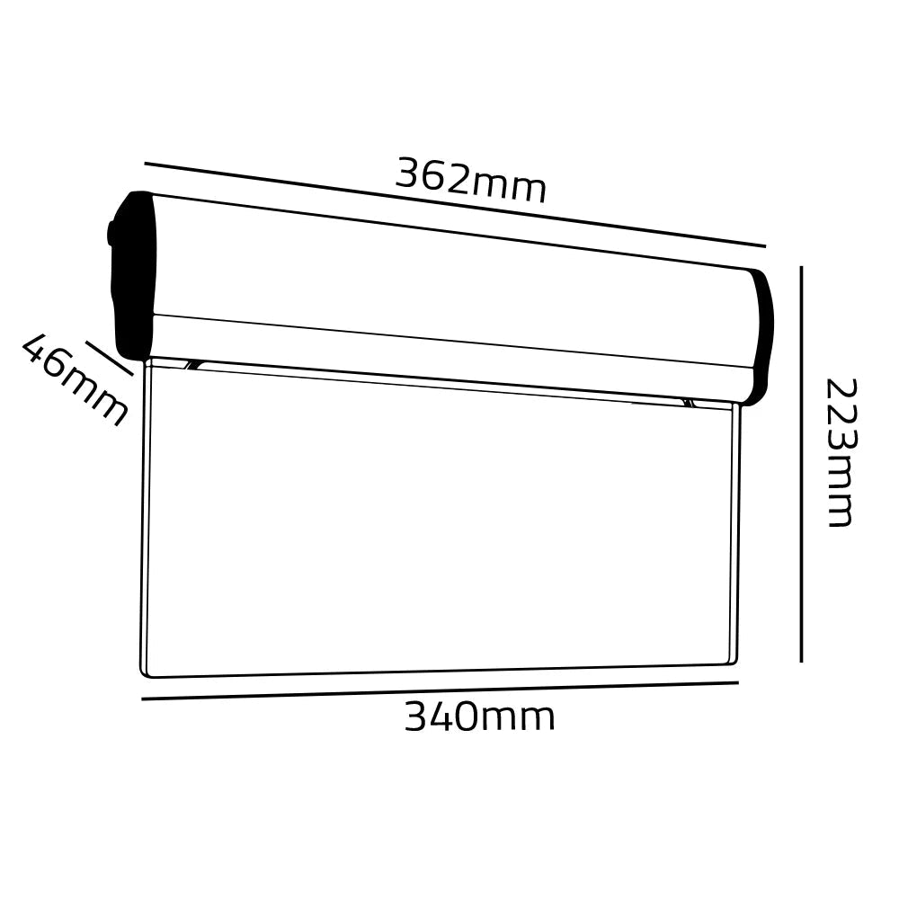 Ultralight LED Emergency Exit Sign Light (ZF-800S)