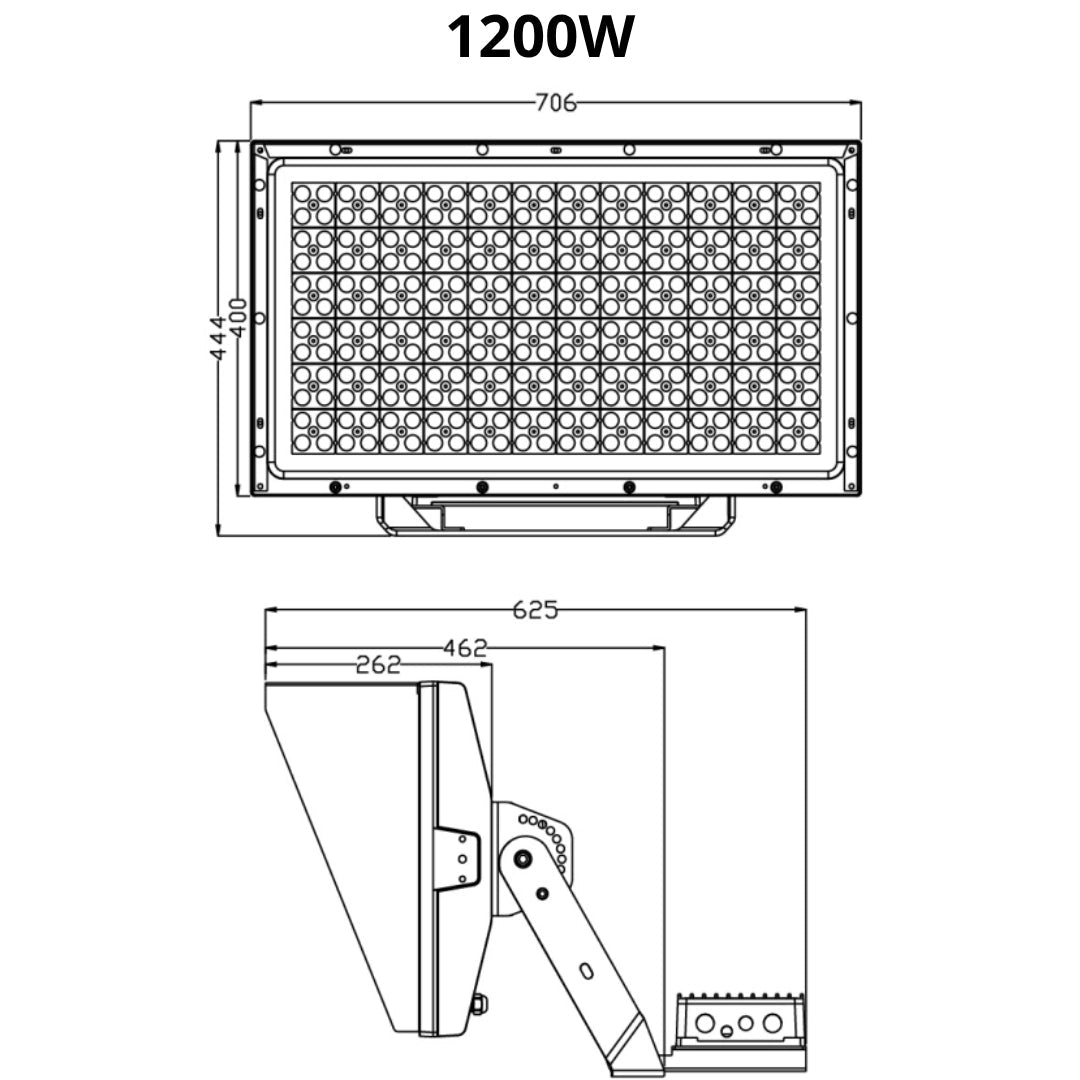 كشاف ليد خارجي الترالايت - إضاءة عالية للمساحات الكبيرة IP66 (WY-FL2090)