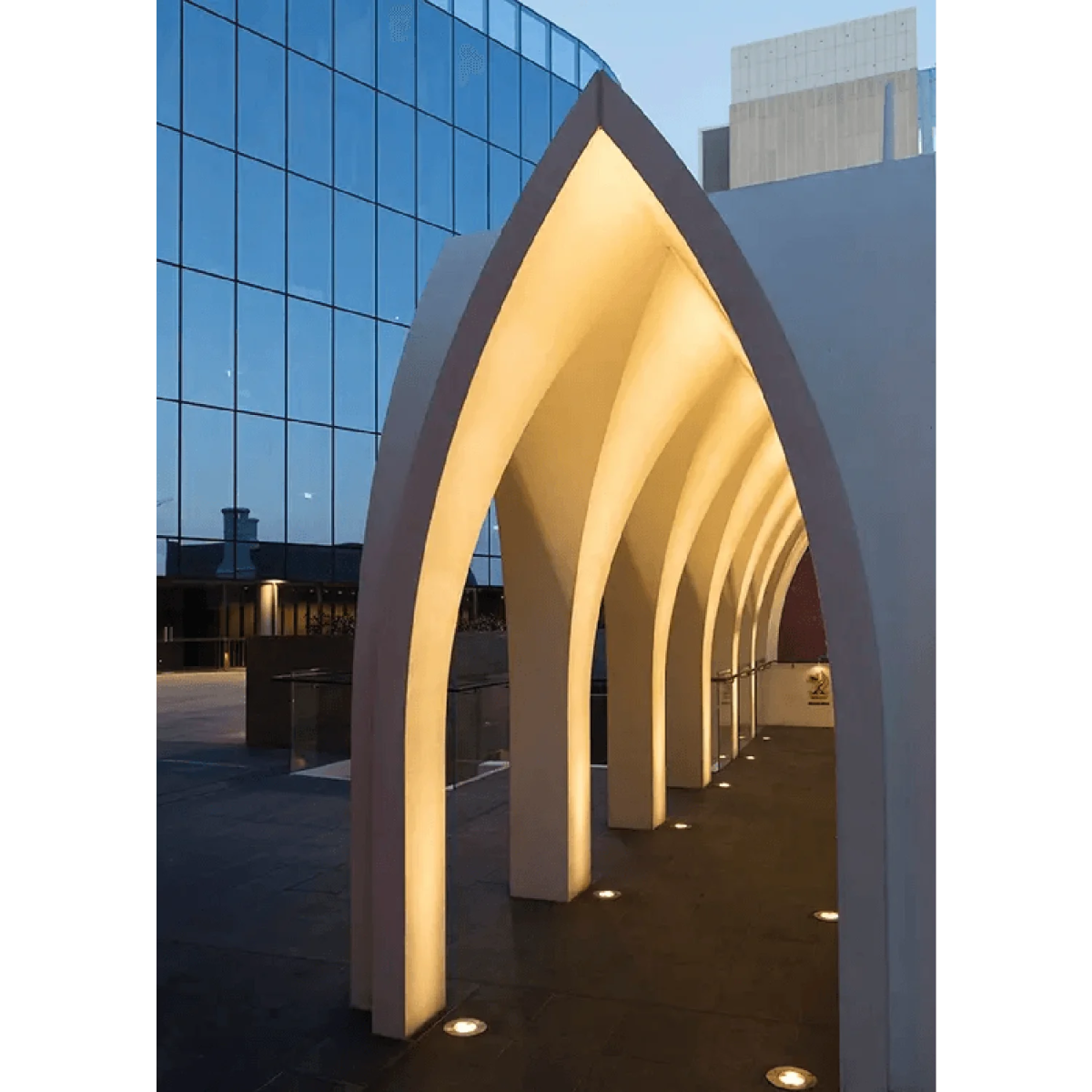 مصباح إنارة ليد أرضية 12.5 واط ,قابلة للتدوير مع درجة حماية IP67 (BR7867)