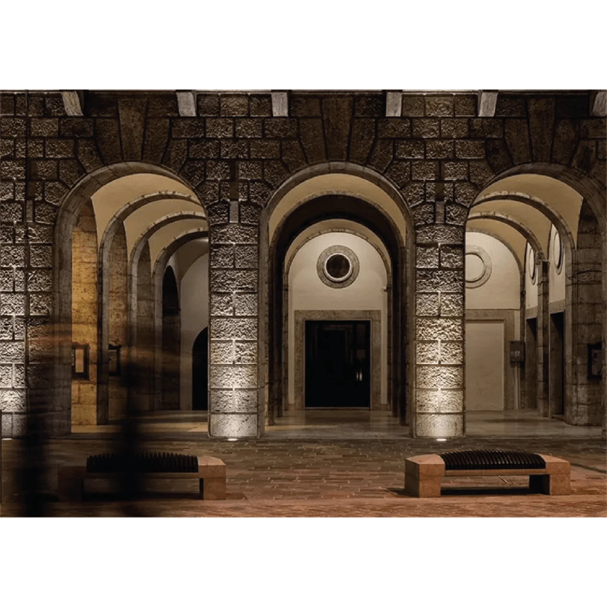 مصباح إنارة ليد أرضية 12.5 واط ,قابلة للتدوير مع درجة حماية IP67 (BR7867)