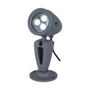 Gray outdoor spotlight on a white background