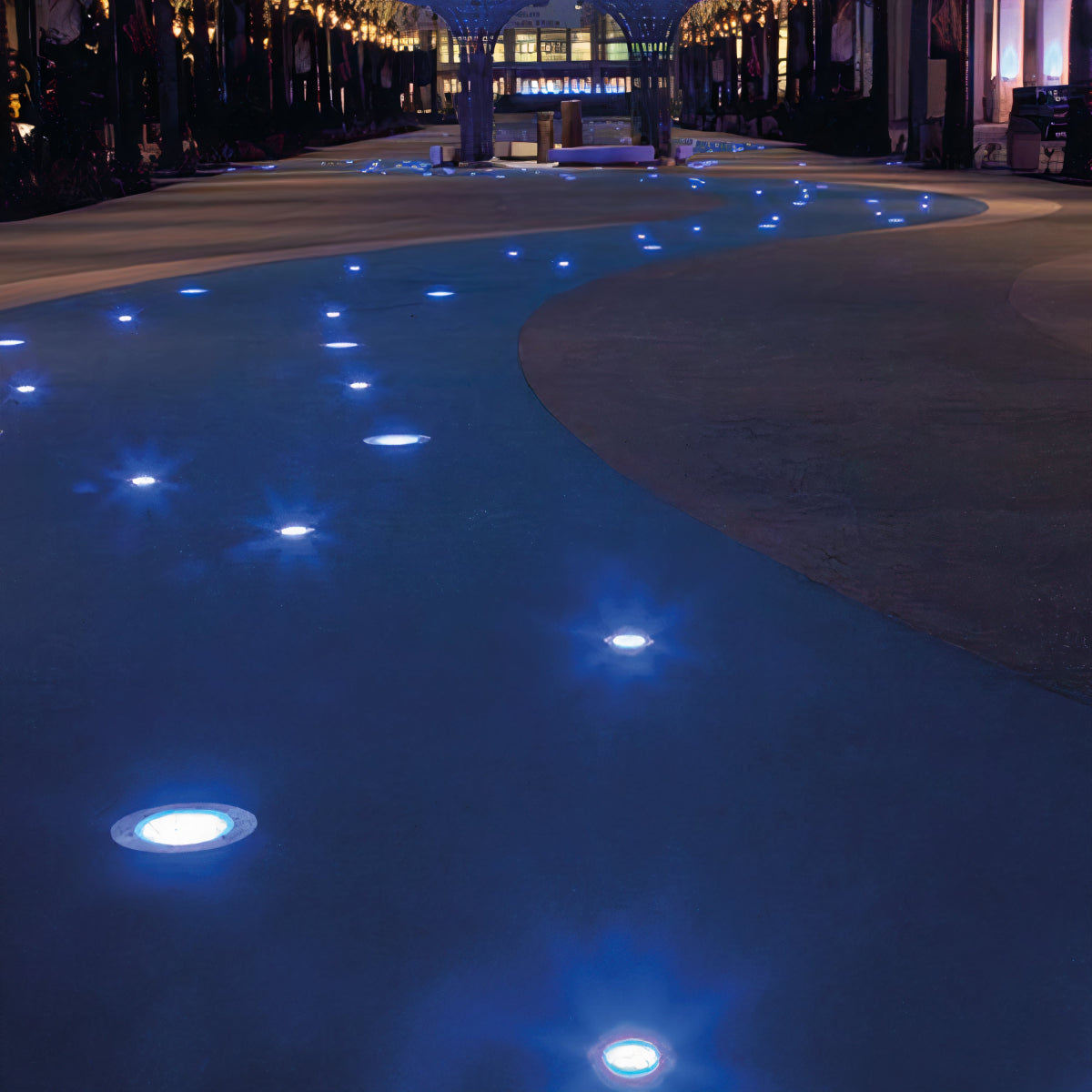 كشاف ليد أرضي مقاوم للماء  من الترالايت – تصميم Up-Light بزاوية 30° وهيكل ألمنيوم (4331)