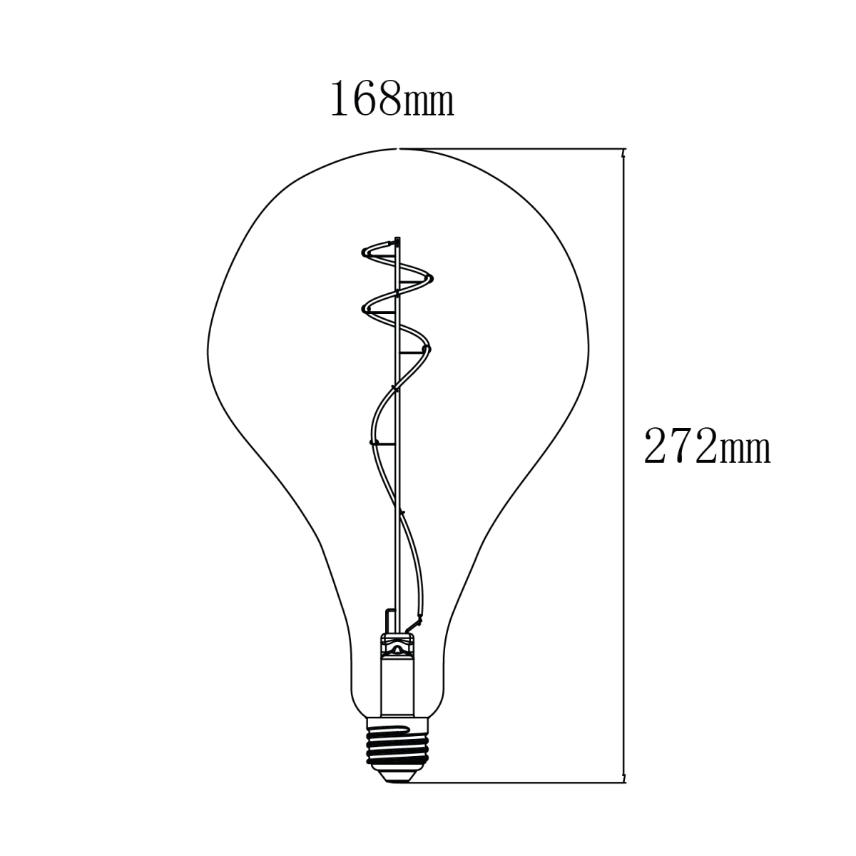 لمبة ليد الترالايت لون ضبابي ديكورية E27 4.5 واط (UTL-PS150SG)