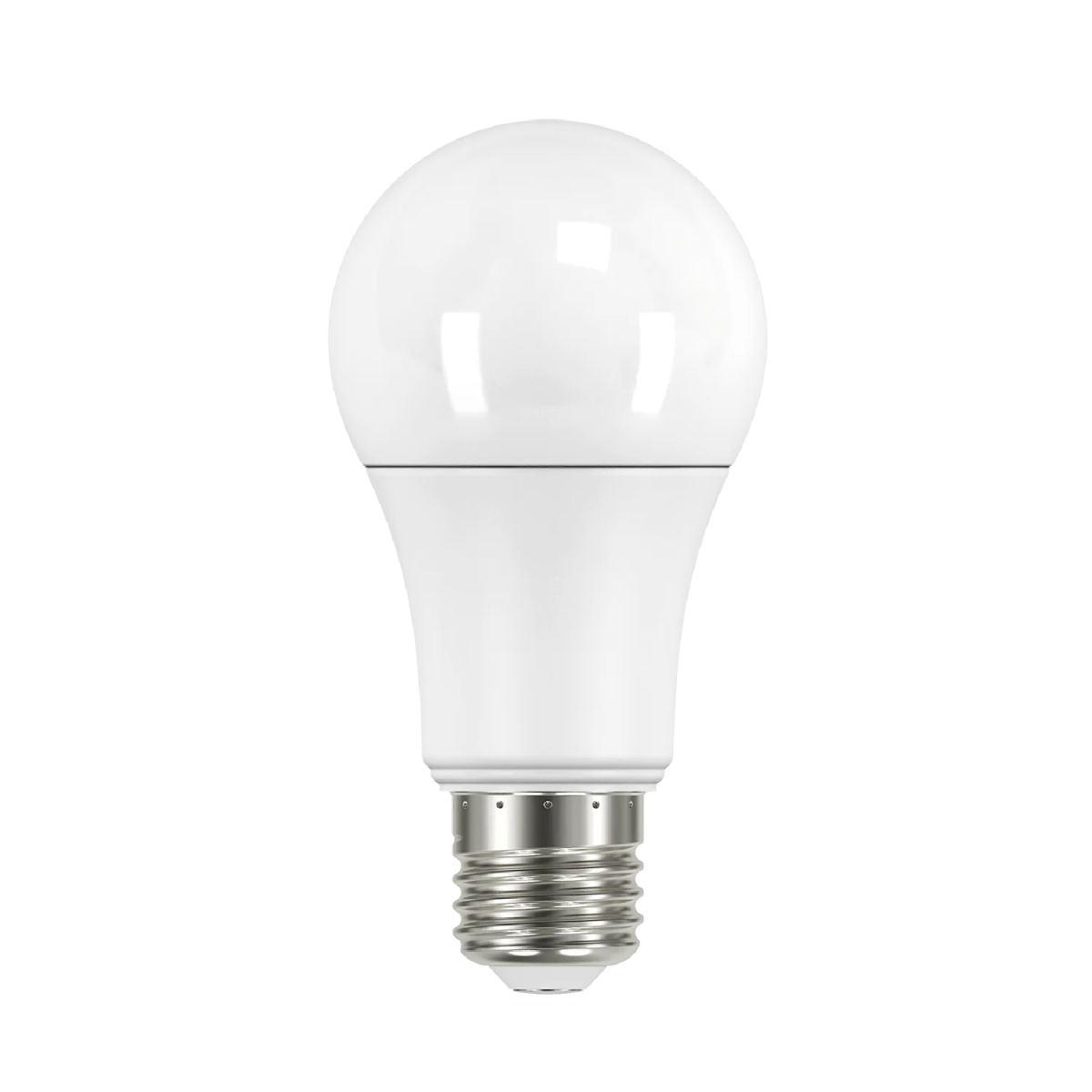 LED light bulb on a white background