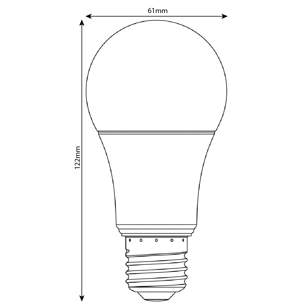 Ultralight LED Light Dimmable Bulb E27 13.6W (UTL-NA1521ST-DIM)