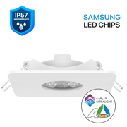 Ultralight LED Outdoor Downlight - Waterproof Energy-Saving Lighting (UTL-KD-SQ)