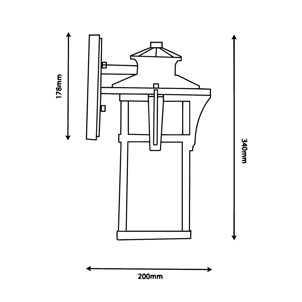 Ultralight LED Outdoor Light - Classic Design (TY-Family)