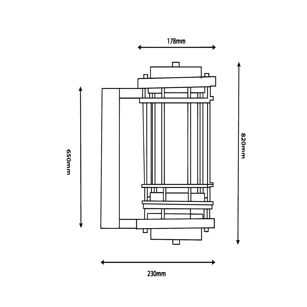 Ultralight LED Outdoor Light - Classic Design (TY-Family)