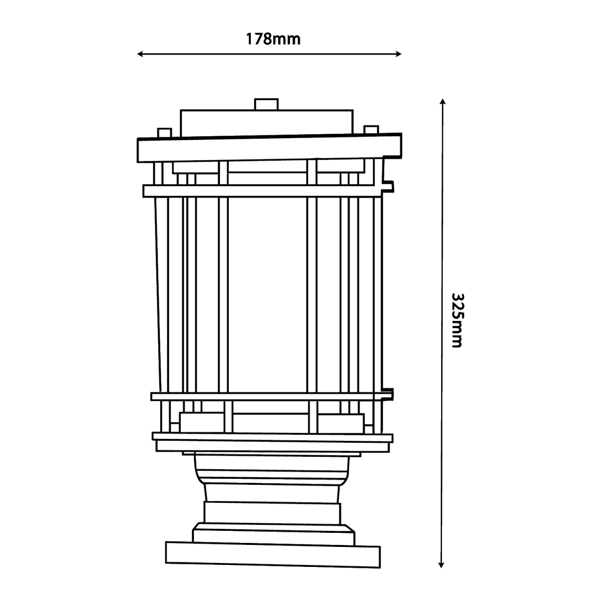 Ultralight LED Outdoor Light - Classic Design (TY-Family)