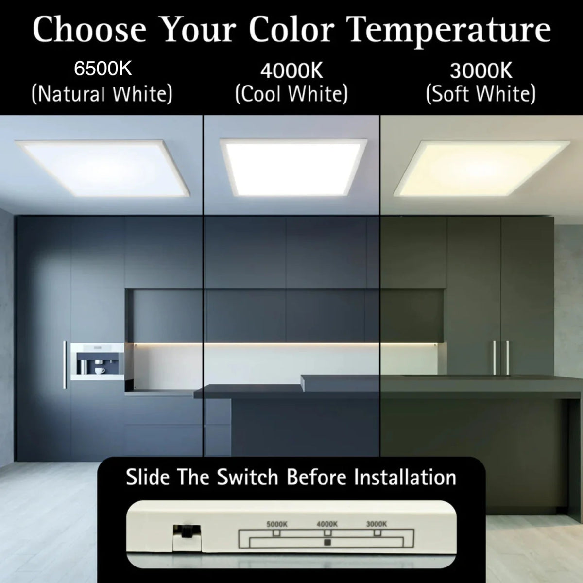 Ultralight LED Panel Light - 3 Color Change - 3 Stage Power Changing (SD600)