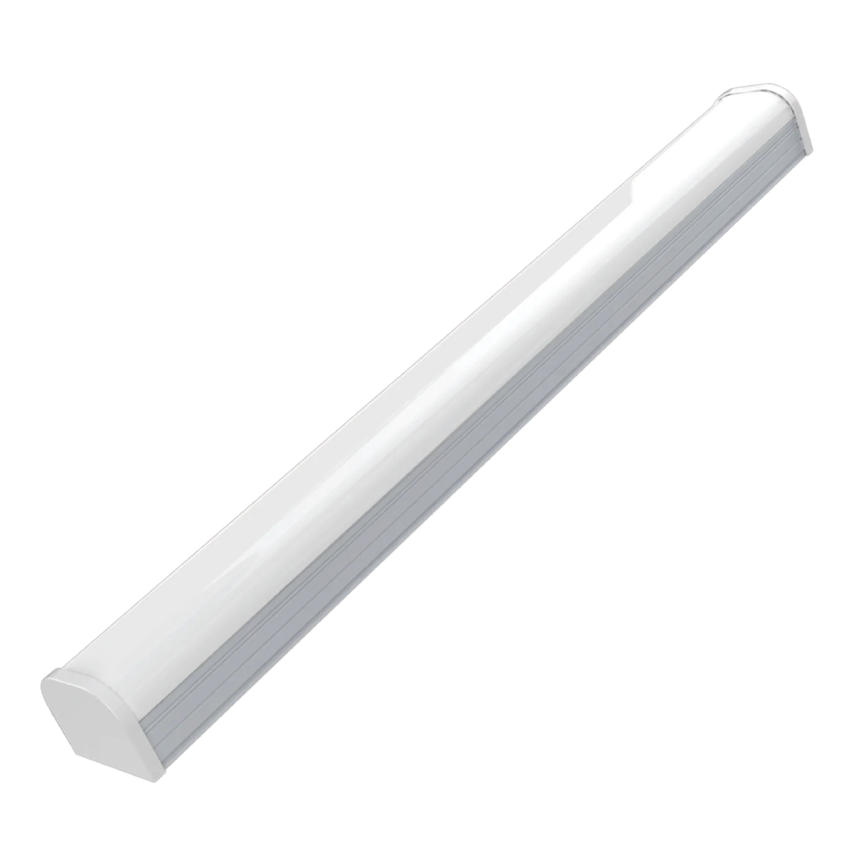White cylindrical object on a white background