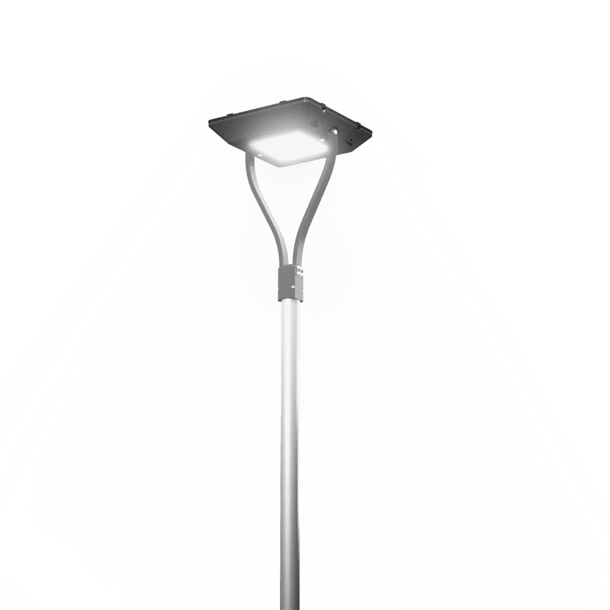 Ultralight LED Pole Head 100W with 3 Color Change and 5 Years Warranty (ZY-5005)