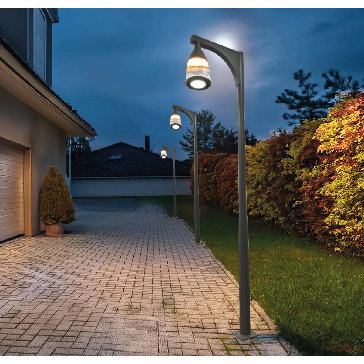 عامود إنارة ليد الترالايت 80 واط IP65 (PW24GL)