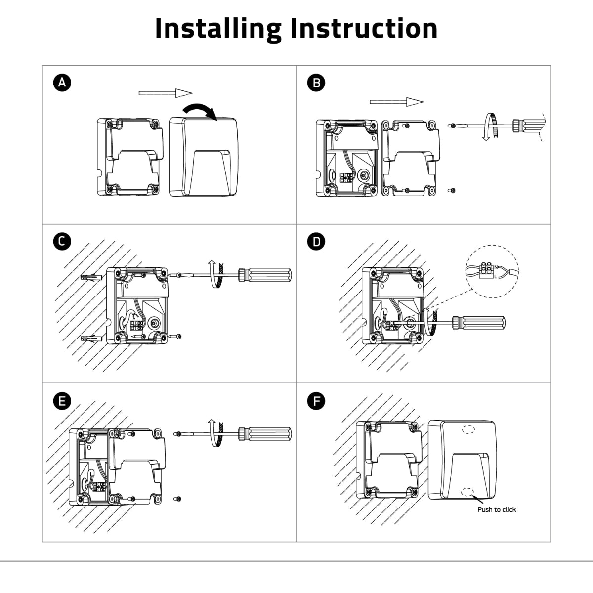 Ultralight LED Stair Lighting - Direct installation 1.5W (PC8080)