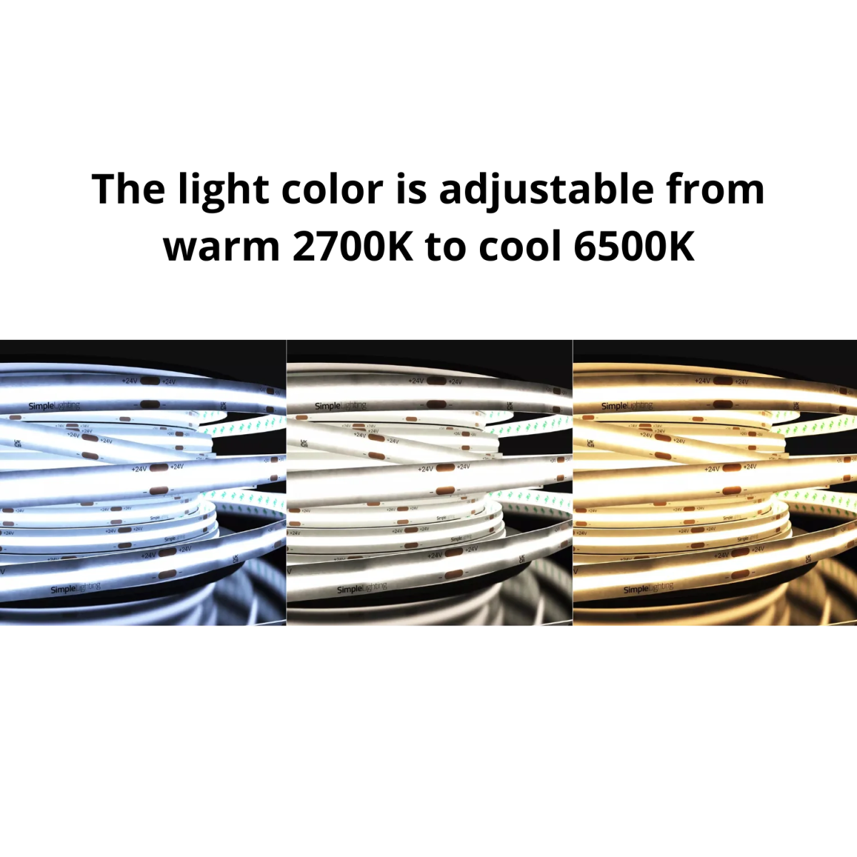 شريط إضاءة ليد 5 متر من الترالايت (COBST-512P) – إضاءة مرنة داخلية بجودة عالية CRI 90