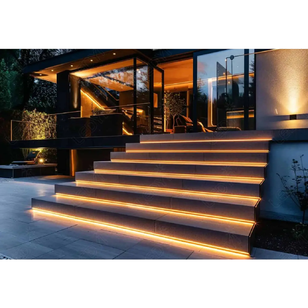 LED wall light