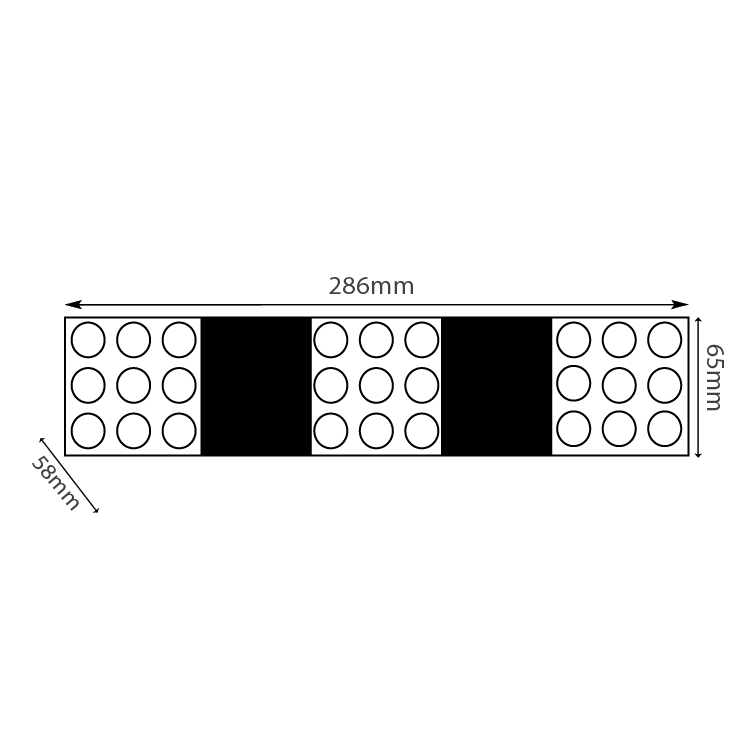 كشاف لطش ليد سقفي من الترا لايت (BR2318) | شريحة Bridgelux | إضاءة داخلية
