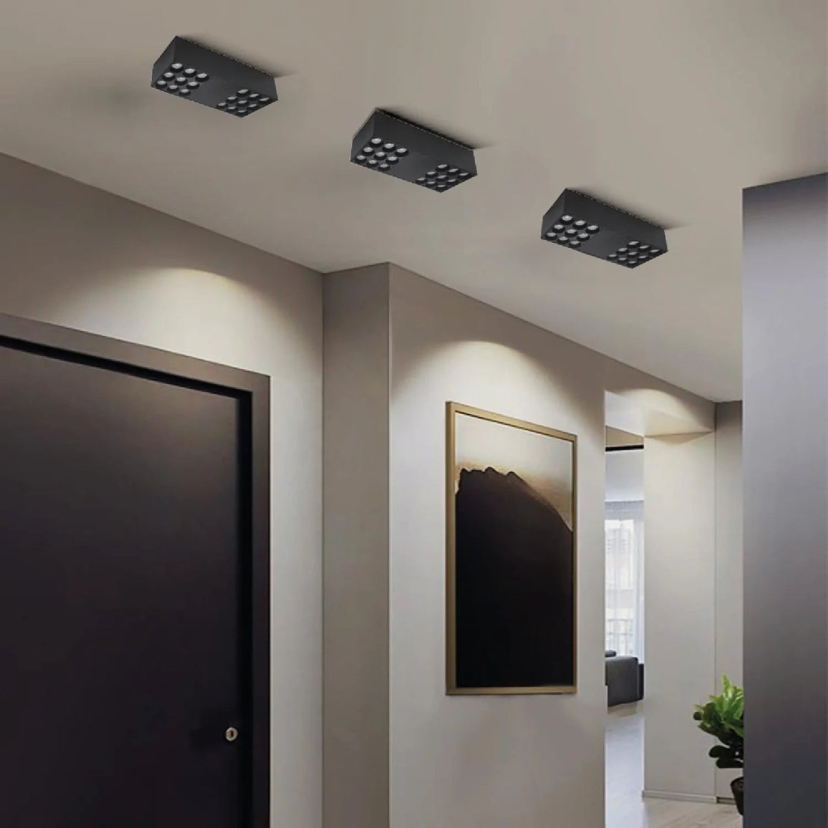 كشاف لطش ليد سقفي من الترا لايت (BR2318) | شريحة Bridgelux | إضاءة داخلية