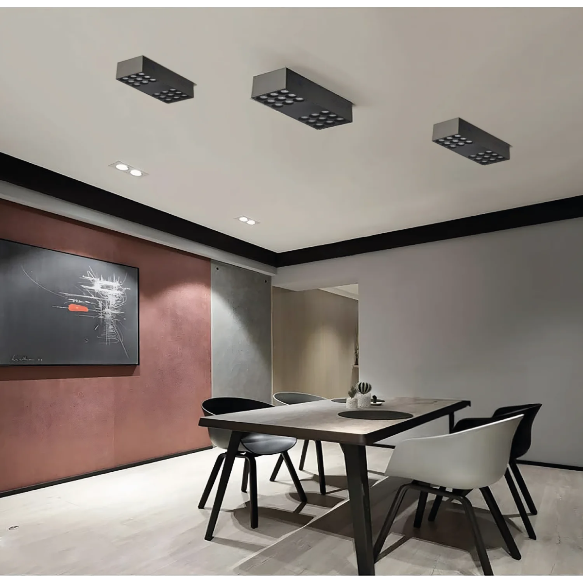 كشاف لطش ليد سقفي من الترا لايت (BR2318) | شريحة Bridgelux | إضاءة داخلية