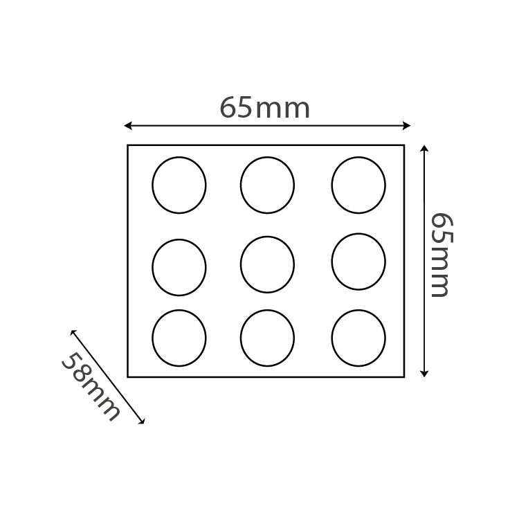 كشاف لطش ليد سقفي من الترا لايت (BR2318) | شريحة Bridgelux | إضاءة داخلية