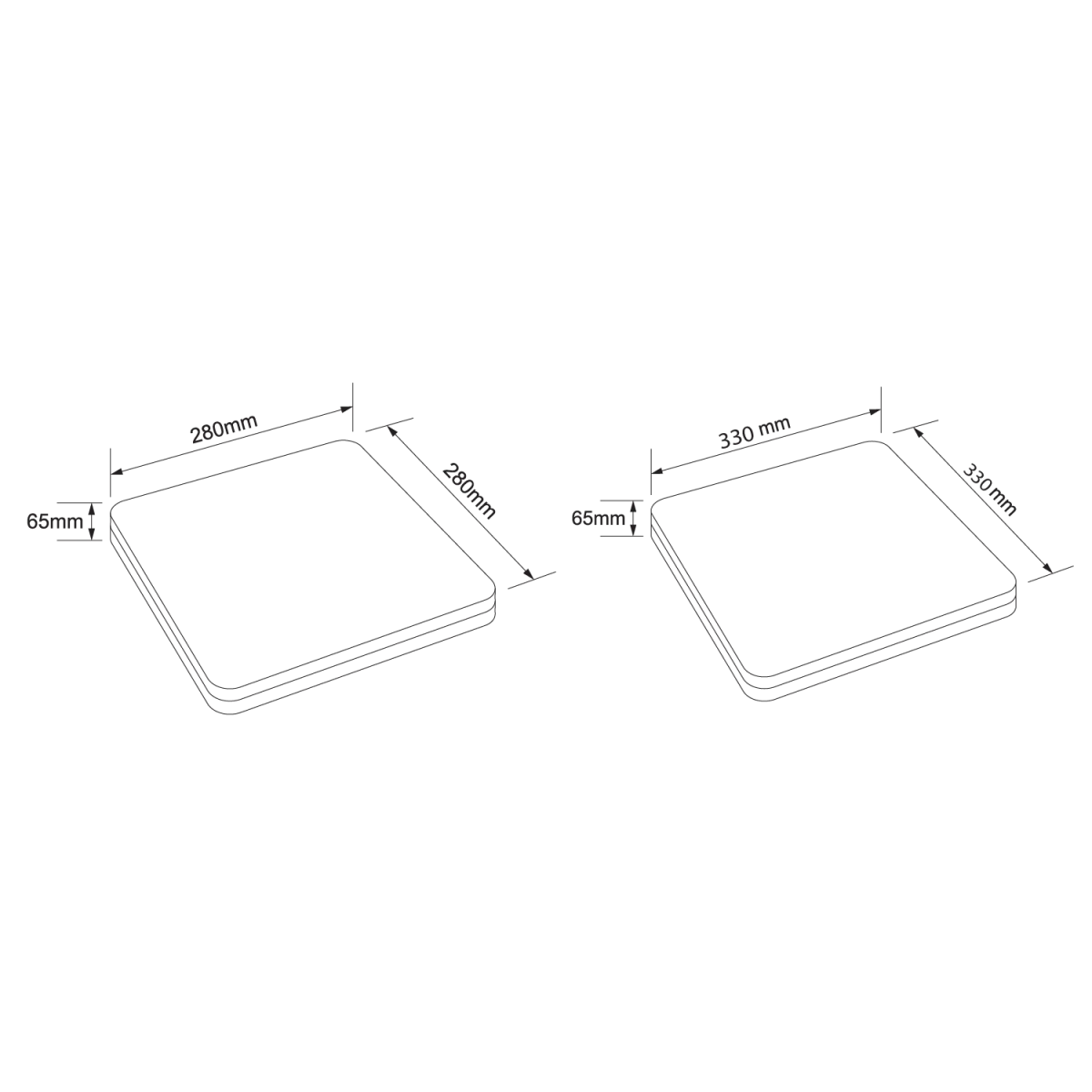 إنارة سقفية غاطسة للاستخدام الخارجي الترالايت IP66(CL All)
