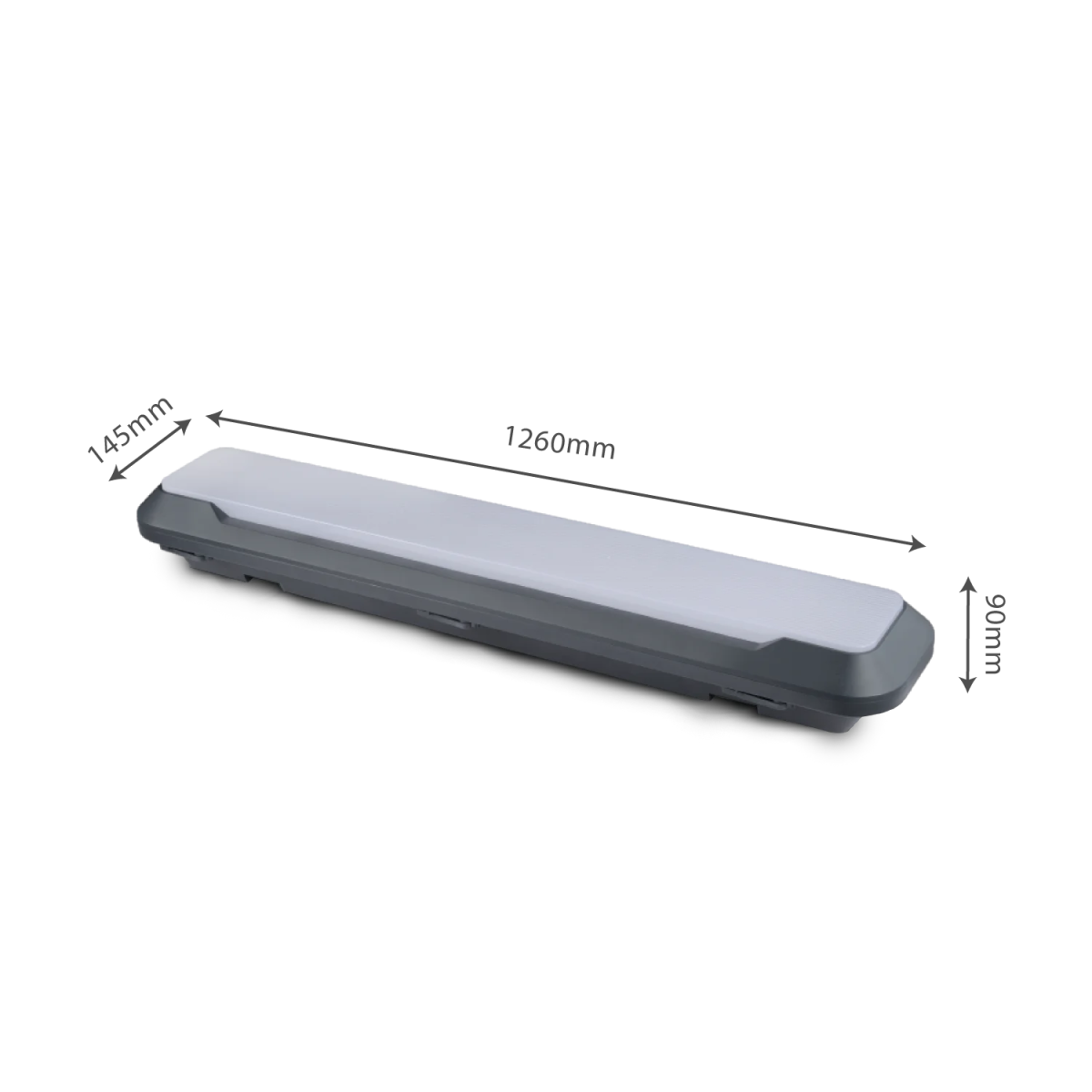 UltraLight LED Tri‑Proof Linear Light 80W – IP66, IK09 Impact‑Resistant (OLD‑A)